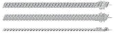 Sterling Silver Semi Mount Bracelet Setting Round RD 3x3mm - Syzjewelry